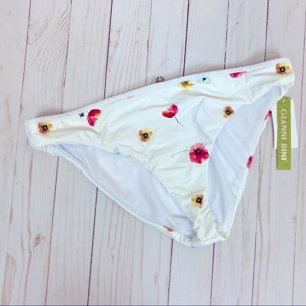 Gianni Bini Flower Market Retro Floral‎ Bikini Bottom